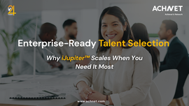 Enterprise talent selection with ACHNET iJupiter AI Agent scaling assessments, interviews, and candidate rankings