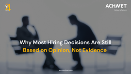 hiring managers reviewing structured interview data to support evidence based hiring decisions