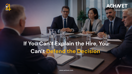 The importance of explainable and defensible hiring decisions in modern enterprise recruitment
