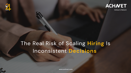 AI-driven structured hiring process ensuring consistent candidate evaluation at scale