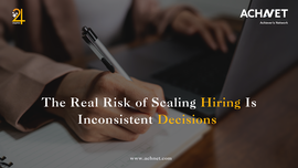 AI-driven structured hiring process ensuring consistent candidate evaluation at scale