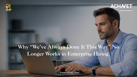 Outdated hiring practices in enterprises and the shift toward structured and technology-supported interviews