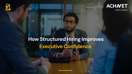 Structured hiring process with AI interviews improving executive confidence and decision-making