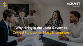 AI-powered structured hiring system enabling governance, consistency, and accountability in enterprise recruitment