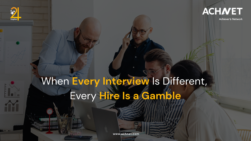 AI-powered structured interview process ensuring consistent candidate evaluation across enterprise hiring