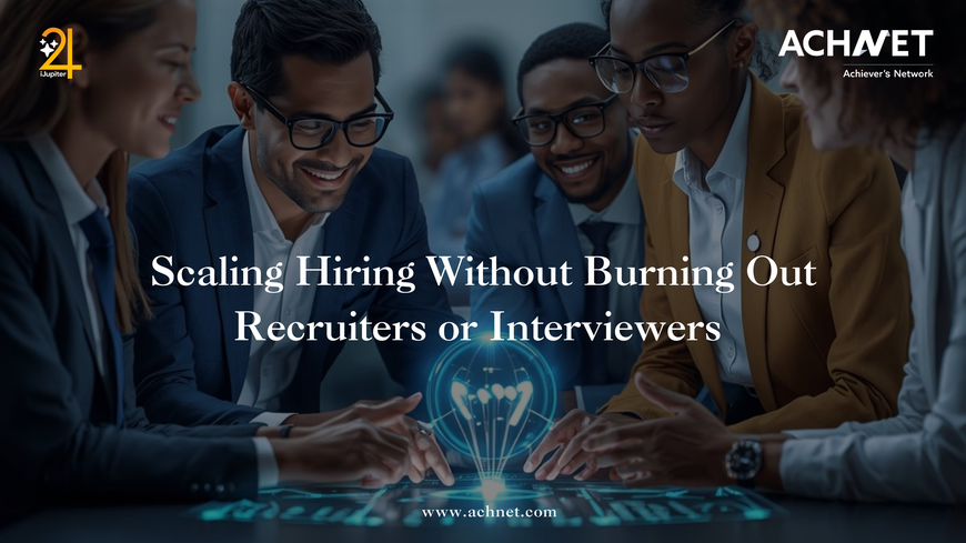 AI-powered hiring workflow reducing recruiter and interviewer workload while scaling enterprise recruitment