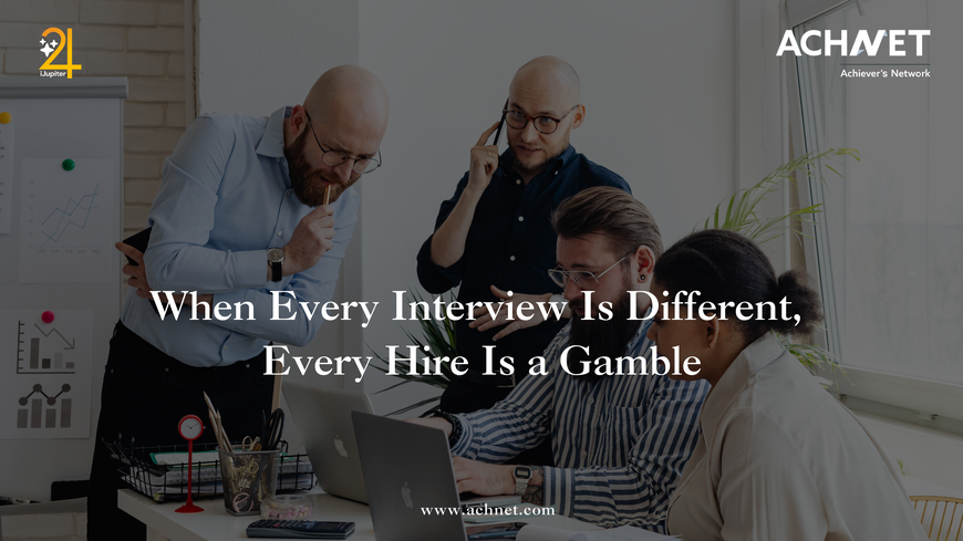 AI-powered structured interview process ensuring consistent candidate evaluation across enterprise hiring