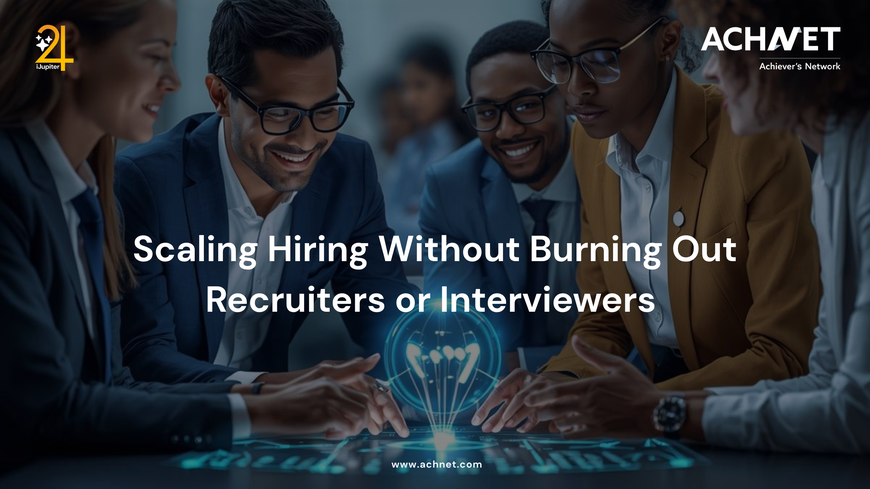 AI-powered hiring workflow reducing recruiter and interviewer workload while scaling enterprise recruitment
