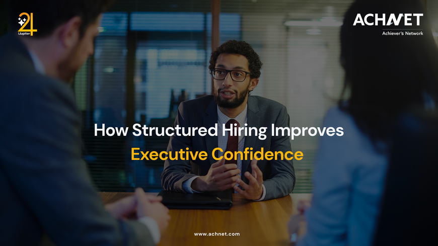 Structured hiring process with AI interviews improving executive confidence and decision-making