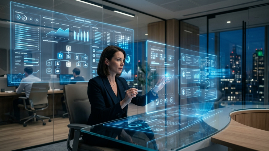 Hiring governance framework showing structured interview process and decision flow in enterprise hiring